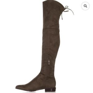 Marc Fisher Women's Humor 2 Fabric Almond Toe Over Knee Fashion Boots Size 7 M